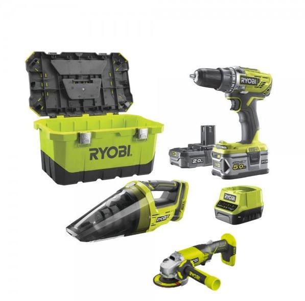 RYOBI set alata R18DD3-252VT+R18AG-0  promo